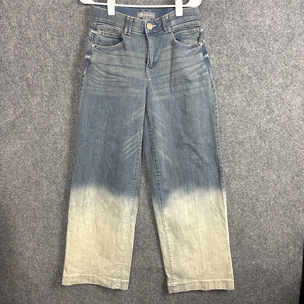 Democracy Wide Leg Jeans Womens Size 6 Blue Ab Technology